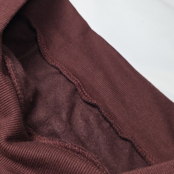 Kangol Maroon Bandana-Lined Pullover Hoodie Size M New - Picture 4 of 10